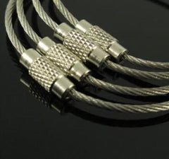 Steel Wire Chain Key Ring