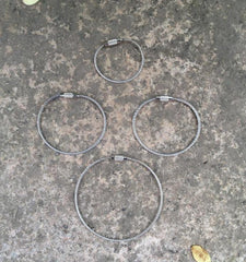 Steel Wire Chain Key Ring