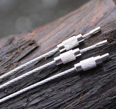 Steel Wire Chain Key Ring