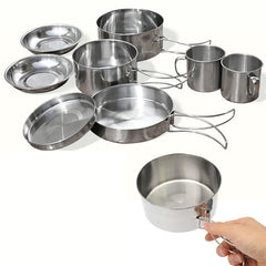 Stainless Camp Cooking Set
