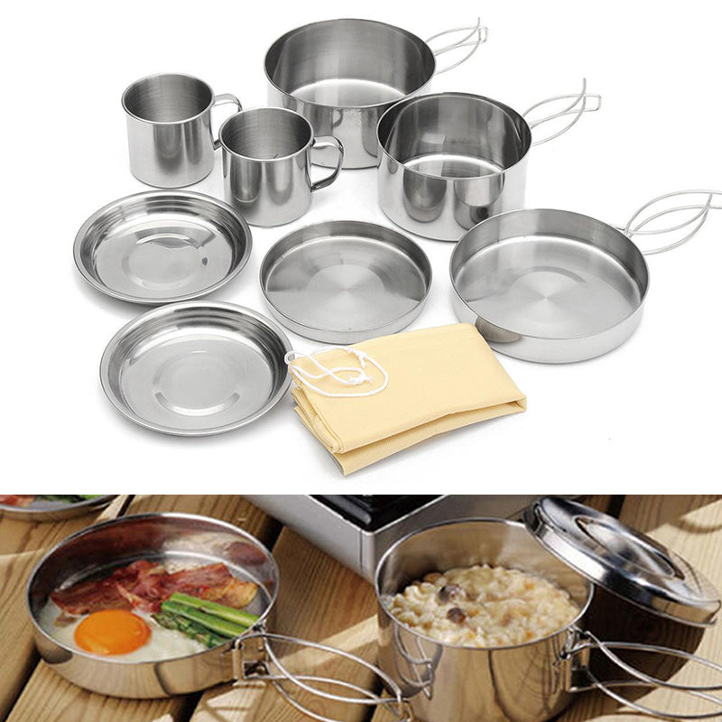 Stainless Camp Cooking Set