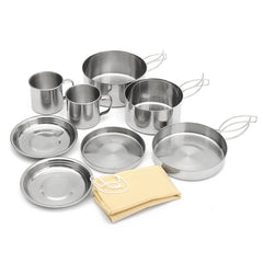 Stainless Camp Cooking Set