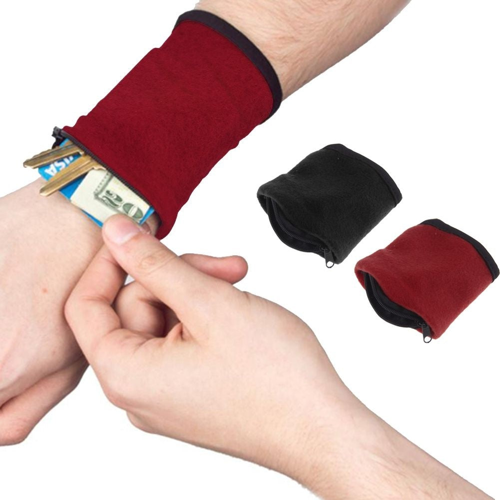 Fleece Wrist Camping Wallet