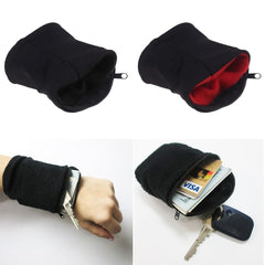 Fleece Wrist Camping Wallet