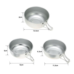 Aluminum Camping Cookware Set