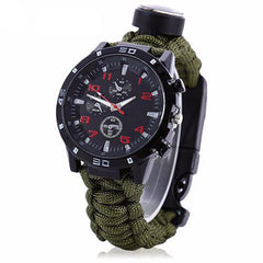 Camping Survival Compass Watch
