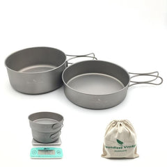 Camping Ultralight Titanium Pot