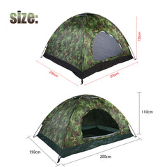 Camouflage Recreation Double Tent