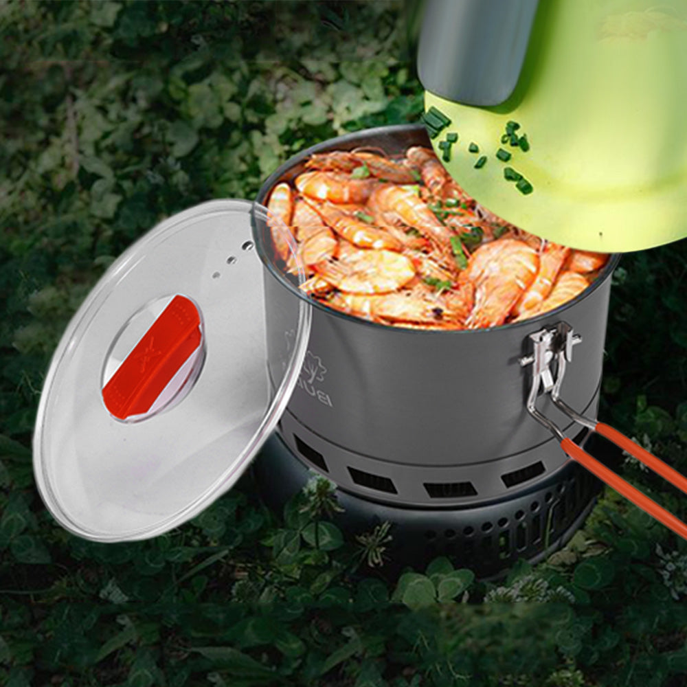 Camping Heat Exchanger Pot