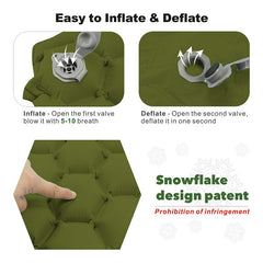 Camping Mat With Pillow Air Pad