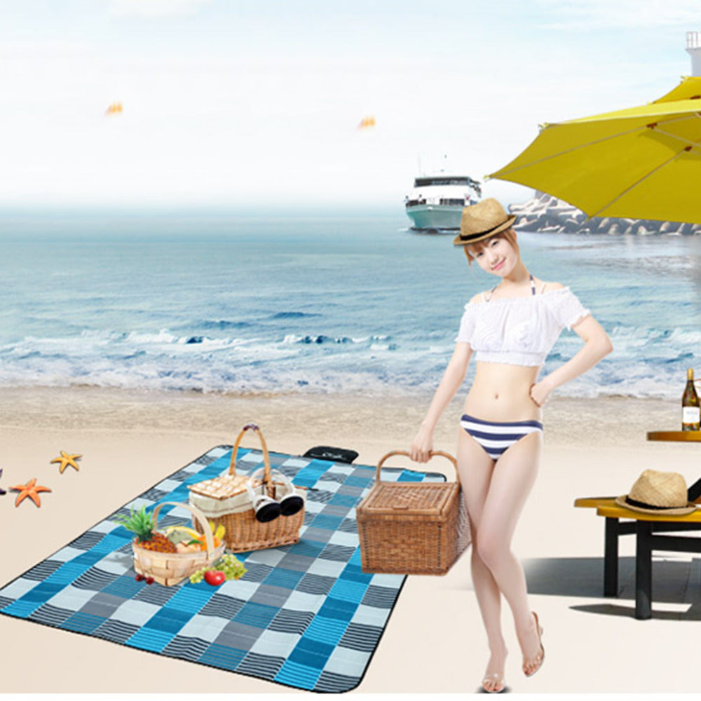 Moistureproof Plaid Camping Mat
