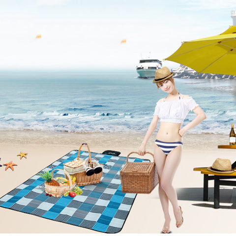 Moistureproof Plaid Camping Mat